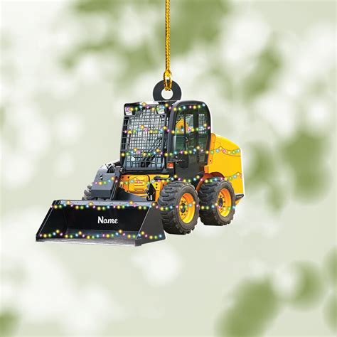 skid steer christmas ornament|Skid Steer Christmas Ornaments .